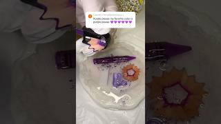 Resin Coaster 💜diycrafts resincoaster diy easyresin resincrafts resinart epoxy diyproject [upl. by Arek]