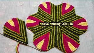 Very Easy Star ⭐ Shape Doormat  Knitting Doormat 126 [upl. by Anol553]