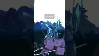 Origin form dialga vs shiny rayquaza no use shield challengeinpokemongo trendingshorts pokemongo [upl. by Fayette111]