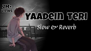 Yaadein Teri Slow amp Reverb Music Ocean [upl. by Leonor]