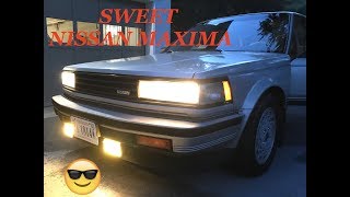 1985 NISSAN MAXIMA DRONE FILM [upl. by Nelson62]