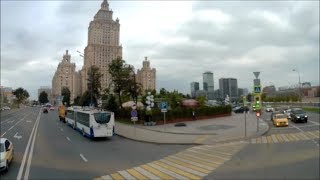 Moscow City Tour on HOP ON HOP OFF Bus  Green Route 2 [upl. by Aihsem]