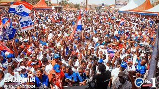 Bawumia pulls crazy Crowd during campaign tour at Wiamoase [upl. by Ynolem]