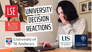 University Decision Reactions  Oxford KCL   International student [upl. by Ibrik]