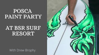 Posca Paint Party x Lost Surfboards Demo x BSR Surf Resort in Waco Texas with Drew Brophy [upl. by Adnwahsat453]