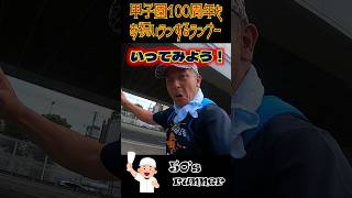 甲子園球場100周年をお祝いするために甲子園球場まで走る50代ランナー shorts [upl. by Julie]