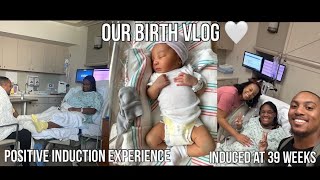 LABOR AND DELIVERY VLOG 2023  Positive Induction Experience at 39 weeks [upl. by Alicia]