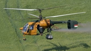 Kamov Ka26 spraying wheat field near Tab Hungary [upl. by Aliban]