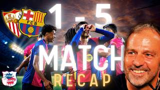 FC BARCELONA On Fire 🔥 VS SEVILLA  This is Full Match RECAP [upl. by Nyladnarb]