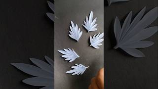 How to cut a Snowflake❄️Paper Snowflake DesignChristmas decorating ideasshorts diy craft music [upl. by Odnesor631]