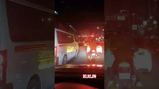 Barrier issue 518am EDSA near Santolan bridge 1010 24 TGPMagazine CARaccident129 [upl. by Ainola992]