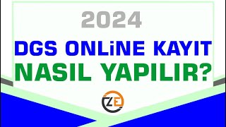 AÖF DGS Online Kayıt İşlemi Nasıl Yapılır Dİkey Geçiş Sınavı 2024 Anadolu Atatürk İstanbul [upl. by Calisa]