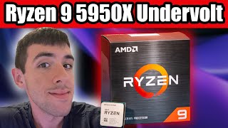 Undervolt your Ryzen 9 5950X for more FPS and Lower Temperature [upl. by Anilrats]