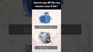 Difference Between Squirrel cage and Slip Ring Induction Motors Induction Motor shorts [upl. by Morehouse]