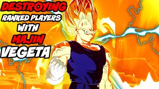 DESTROYING Ranked Players With Majin Vegeta  Dragon Ball Sparking Zero [upl. by Wilonah210]