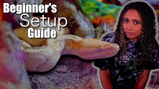 Ball Python Setup Guide 2022 [upl. by Ahsuas385]