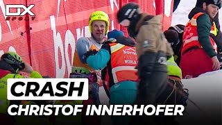 Alpine Ski Christof Innerhofer huge crash at Bormio  SuperG  2023 🇮🇹 [upl. by Beryl476]