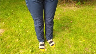 Testing and review the Regatta RWW357L Highton waterproof womens trousers Isotex 10000 Stretch [upl. by Helmer]