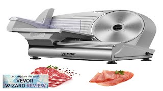 VEVOR Meat Slicer 180W Electric Deli Food Slicer with 75quot SUS420 Stainless Review [upl. by Bealle546]