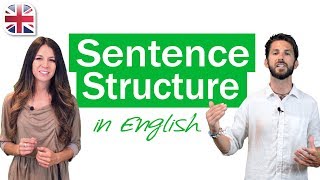 English Sentence Structure  English Grammar Lesson [upl. by Suhploda]