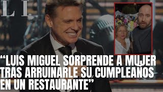 Luis Miguel Sorprende a Mujer Tras Viralizarse Incidente en Mérida  ¡Una Sorpresa Inesperada [upl. by Irrak]