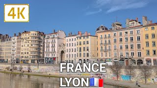 Lyon One of the Most Beautiful Cities in France  WALKING TOUR 4K HDR ULTRA  ZOOL TRAVELING [upl. by Sug]