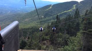 Stowe Mountain Resort Zip Tour [upl. by Anrehs]