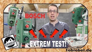 Bosch PBD 40 die perfekte Heimwerker Ständerbohrmaschine  Unboxing und extrem Test  Bohrmaschine [upl. by Oad]