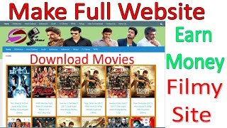 How To Make FilmyMovies Downloading Website Easily In Hindi [upl. by Ayotan241]