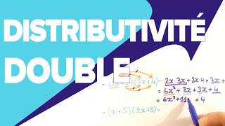 Double Distributivité  Développer une Expression  Mathrix [upl. by Eilitan730]