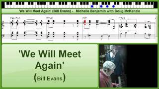 We Will Meet Again Bill Evans  accompanying a jazz singer tutorial [upl. by Behl]