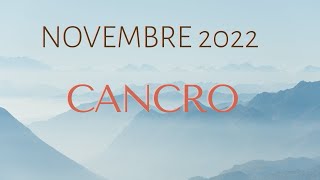 Cancro ♋ NOVEMBRE 2022 🌟Troverete una Soluzione a Tutto previsioni oroscopo tarocchi [upl. by Edie]