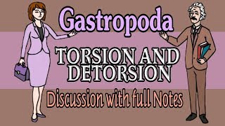 Gastropoda Torsion amp Detorsion Full Notes With Discussion [upl. by Anitnemelc386]