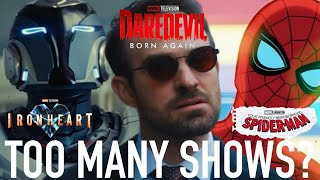 MCU 2025 TV Shows Announced  Exciting or Concerning Daredevil Ironheart Wonder Man [upl. by Ladiv]