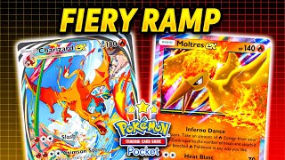 This Charizard EX RAMP Deck is ELITE  Pokemon Pocket [upl. by Orit913]