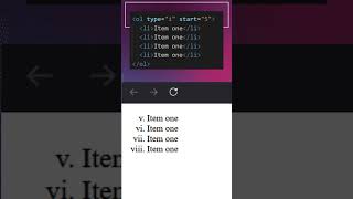 Order List in HTML  Programming with Rakib [upl. by Lemraj]