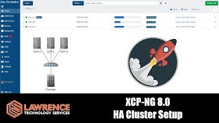 Xenserver  XCPNG 80 HA  High Availability Cluster Setup [upl. by Lauzon]