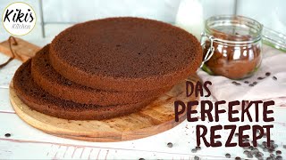 Das 1x1 des Backens Saftigen Schokoladenboden backen  Grundrezepte mit Kiki [upl. by Llerahc]