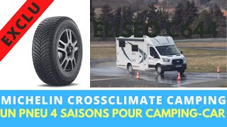 Test Exclusif Michelin CROSSCLIMATE spécial Campingcar [upl. by Akimat]