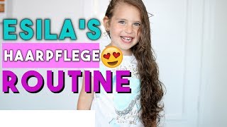 ESILAS HAARPFLEGE ROUTINE  ABENDROUTINE  ZU BETT GEH ROUTINE  FILIZ [upl. by Judi688]