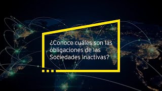 Costa Rica  ¿Conoce cuáles son las obligaciones de las sociedades inactivas [upl. by Aidne]