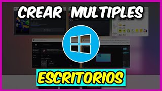 Cómo Crear Múltiples Escritorios en Windows 11 amp 10  Guía Rápida [upl. by Resneps324]