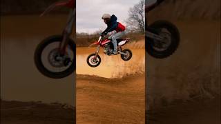 Piranha 190 ripping dirtbike pirahna190 pitbike motocross [upl. by Meeks]