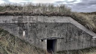 WW2 History  Luftwaffe Night Fighter Control Centre  Bunker ATLANTIC WALL Denmark [upl. by Keligot472]