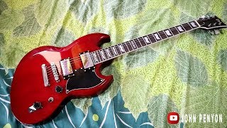 Review Guitar ESP LTD VIPER 256 Red Original Made in Indonesia [upl. by Spatola]