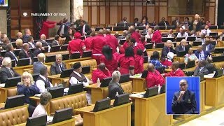 BIG FIGHT In Parliament  EFF vs DA And AGANG  Watch It All [upl. by Aihtiekal]