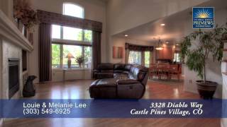 3328 Diablo Way Castle Pines Village Colorado Luxury Home for Sale [upl. by Ybrik966]