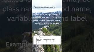 Java identifiers and explanation of java core [upl. by Abigail]