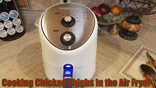 Cooking Chicken Thighs In the Air Fryer [upl. by Sualocin314]