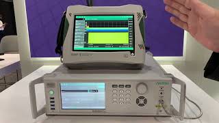 IMS 2022 with Microwaves amp RF Anritsu Rubidium MG362x1A Microwave Signal Generator [upl. by Hathcock]